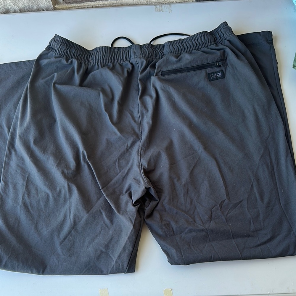 Dark Gray Drawstring Athletic Pants